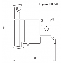 HП 041 штульп 6,5 м (760,5м)